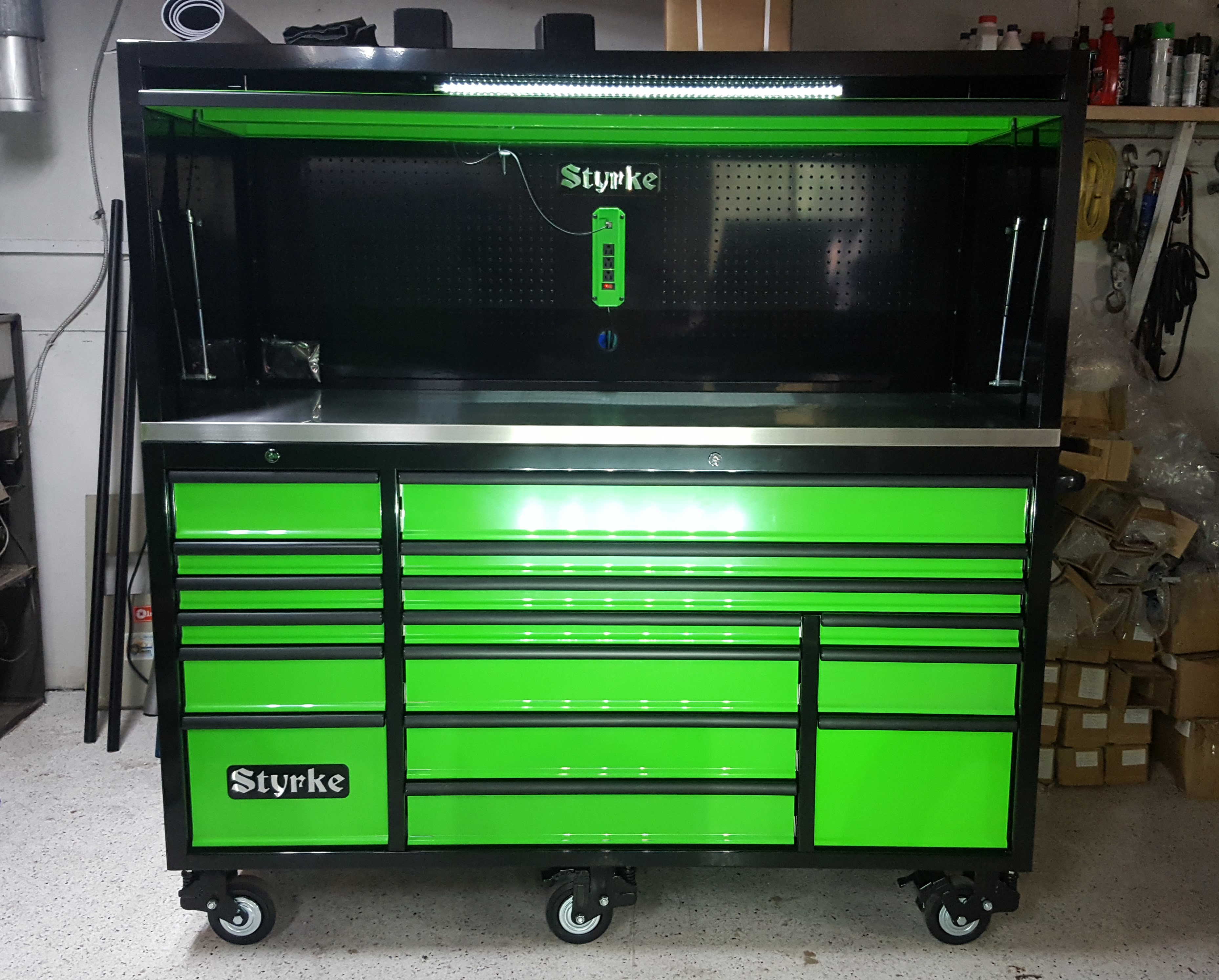 green mac tool box for sale